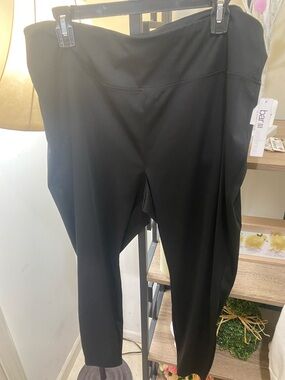 Bar III Black High-Waist Leggings